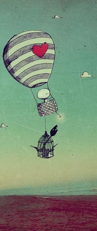 Аватар вконтакте человечек на воздушном шаре