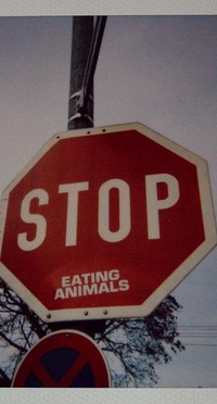 Аватар вконтакте знак (STOP eating animals)