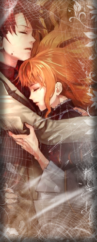 Аватар вконтакте Баттлер Уширомия / Battler Ushiromiya и Беатриче / Beatrice из аниме Когда плачут чайки / Umineko no Naku Koro ni