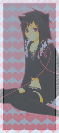 Аватар вконтакте Изая Орихаха / Orihara Izaya из аниме Durarara!! / Всадник без головы / Дюрарара!! в женском неко-образе