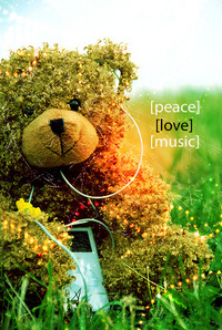 Аватар вконтакте Peace, Love, Music
