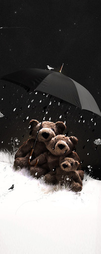 99px.ru аватар Мишка под зонтом