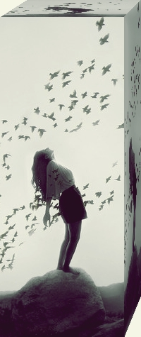 Аватар вконтакте Девушка и птицы