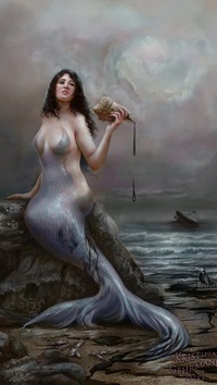Аватар вконтакте Русалка с ракушкой в отравленном людьми море-Kristina Gehrmann 2011