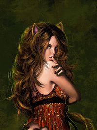 99px.ru аватар Загадочная девушка-эльф с длинными волосами