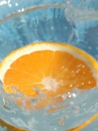 Аватар вконтакте Апельсин с водой