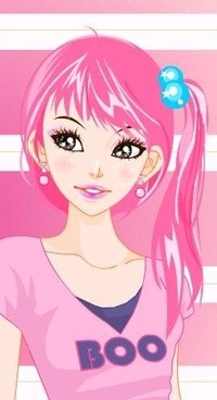 99px.ru аватар Девочка с розовыми волосами