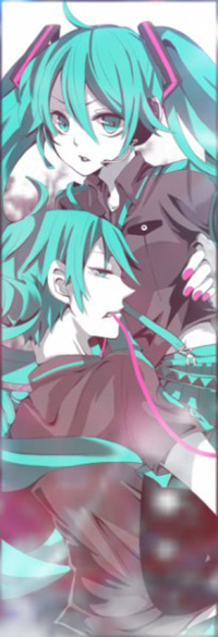 Аватар вконтакте Вокалоид Хатсуне Мику / Vocaloid Hatsune Miku и Микуо / Mikuo