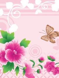 99px.ru аватар Цветы и бабочка
