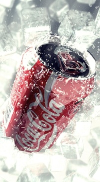 99px.ru аватар Банка Кока-Колы / Coca cola в кубиках льда