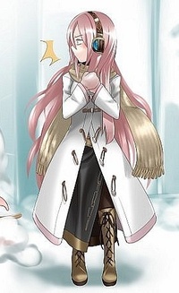 Аватар вконтакте Удивлённая Лука из вокалоид