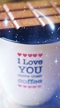 99px.ru аватар Шоколадка на Кружке (I love you more than coffee)