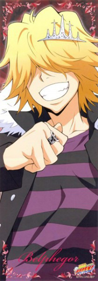 Аватар вконтакте Принц Бельфегор из аниме 'Kateikyoushi Hitman Reborn/Учитель-мафиози Реборн' (Belphegor)