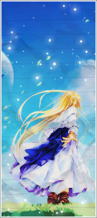 99px.ru аватар Девушка с длинными светлыми волосами в платье стоит на фоне неба