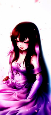 99px.ru аватар Девушка с розовыми прядями в волосах в розовом платье с пташкой на руке
