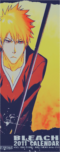 99px.ru аватар Kurosaki Ichigo из аниме 'Bleach' (Bleach 2011 calendar)
