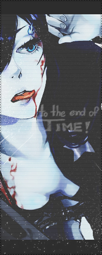 Аватар вконтакте Black Rock Shooter в крови (to the end of Time!)