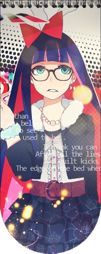 99px.ru аватар Чулка из аниме Panty & Stocking with Garterbelt в очках (used to be think you canAfter all the lies...)