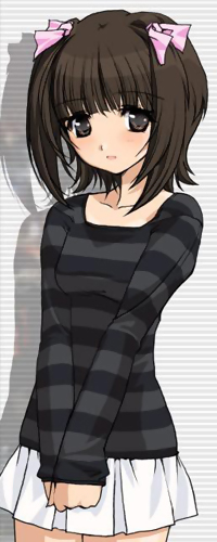 Аватар вконтакте Смущённая Харука Амами / Haruka Amami из аниме Idolmaster Xenoglossia / Идолмастер Ксеноглоссия