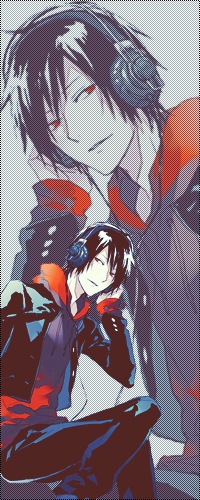 Аватар вконтакте Изая из аниме Durarara в наушниках