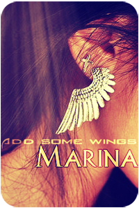 Аватар вконтакте Серьга в виде крылышка в ухе у девушки (Marina. Add some wings)