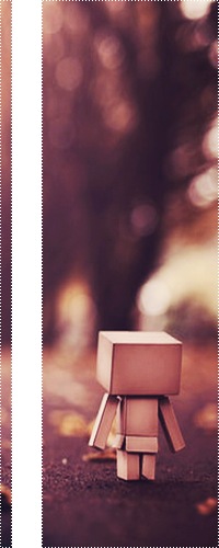 Аватар вконтакте Картонный человечек Данбо / Danbo осенью