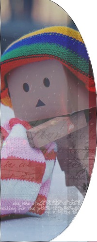 Аватар вконтакте Картонный человечек Данбо / Danbo зимой