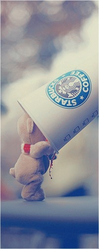 99px.ru аватар Игрушечный медвежонок с кружкой Starbucks Coffee