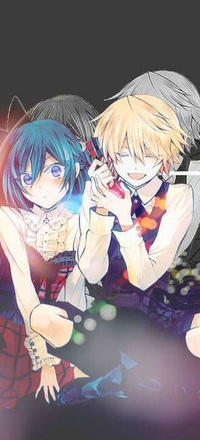 Аватар вконтакте Алиса и Оз Безариус из аниме Сердца Пандоры / Pandora Hearts сидят вместе