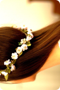 99px.ru аватар Цветы в волосах у девушки