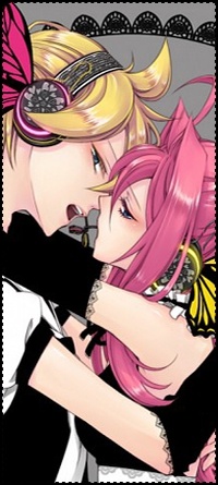 Аватар вконтакте Вокалоиды Luka Megurine / Лука Мегуринэ и Len Kagamine / Лен Кагаминэ, арт на песню Magnet