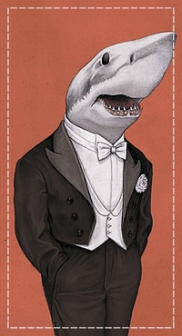99px.ru аватар Мужчина с акульей головой, художница Matthias Seifarth