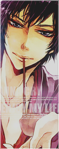 Аватар вконтакте Кёя Хибари из аниме Репетитор-киллер Реборн / Katekyo Hitman Reborn с трубкой