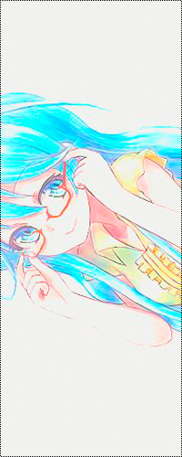 Аватар вконтакте Vocaloid Hatsune Miku / Вокалоид Хатсунэ Мику с распущенными волосами в очках