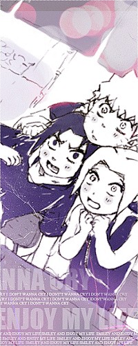 Аватар вконтакте Удивлененные Наруто, Саске и Сакура из аниме Naruto