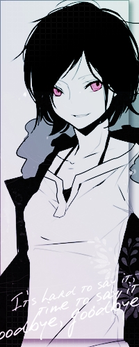 Аватар вконтакте Orihara Izaya / Изая Орихара из аниме Дюрарара / Durarara в женском обличье (It`s hand to say it, time to say it goodbye, goodbye)