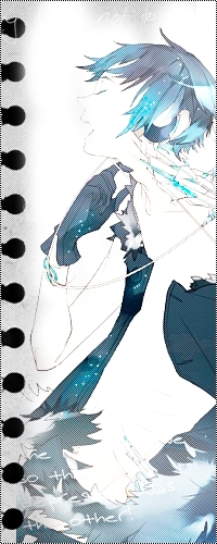 Аватар вконтакте Orihara Izaya / Изая Орихара из аниме Дюрарара / Durarara слушает музыку в наушниках и подпевает