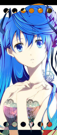 99px.ru аватар Вокалоид Хатсуне Мику / Vocaloid Hatsune Miku в платье