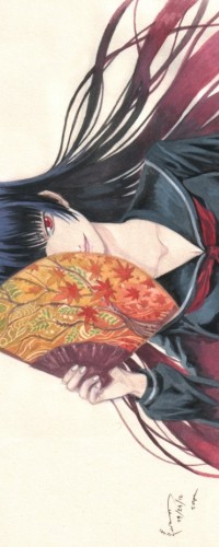 Аватар вконтакте Юко Каноэ / Kanoe Yuuko из аниме Призрачная дева и Амнезия / Tasogare Otome x Amnesia
