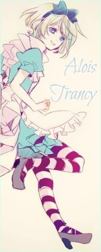 99px.ru аватар Alois Trancy / Алоис Транси из аниме Kuroshitsuji / Тёмный дворецкий наряженный Алисой в Стране Чудес / Alice in Wonderland в переднике и полосатых колготках (Alois Trancy)