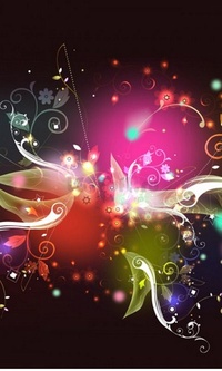99px.ru аватар Фиолетовая цветочная абстракция