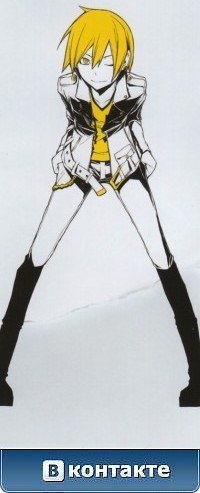 Аватар вконтакте Kida Masaomi / Мисаоми Кида из аниме Дюрарара / Durarara подмигивает (Вконтакте)