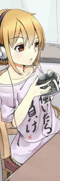 Аватар вконтакте Аниме девушка слушает музыку в наушниках и пьет чай