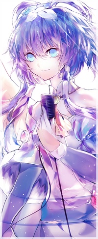 Аватар вконтакте Vocaloid Luo Tianyi / Вокалоид Луо Тьянуй с микрофоном