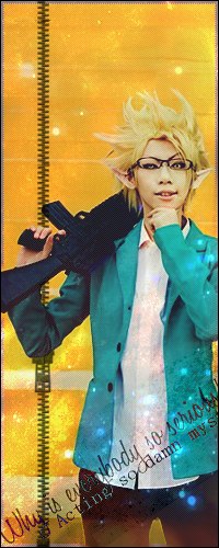 Аватар вконтакте Cosplay / косплей Хирума Ёичи / Hiruma Yoichi из аниме Забрало 21 / Eyeshield 21 (Why is everybody so serious / Почему все настолько серьезно)
