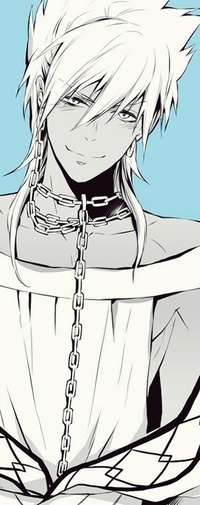 Аватар вконтакте Шарркан / Sharrkan с цепью на шее из манги Magi: Labyrinth of Magic / Маги: Лабиринт Магии