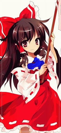 99px.ru аватар Хакурей Римей / Hakurei Reimu из игры Тохо / Touhou