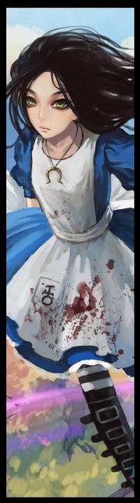 Аватар вконтакте Alice / Алиса из игры Алиса: Безумие возвращается / Alice: Madness Returns летит по небу