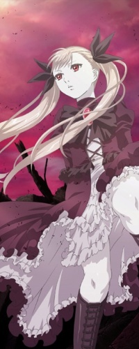 Аватар вконтакте Мина Цепеш / Mina Tepes из аниме Танец на набережной вампиров / Dance in the vampire bund ночью