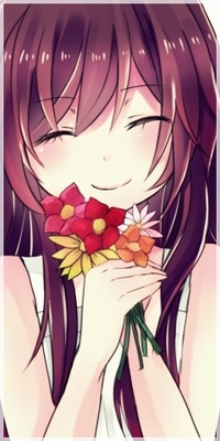 Аватар вконтакте Алиса Баскервилль / Alice Baskerville из манги Сердца Пандоры / Pandora Hearts с цветами